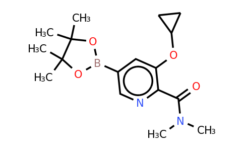3-Cyclopropoxy-N,n-dimethyl-5-(4,4,5,5-tetramethyl-1,3,2-dioxaborolan-2-YL)picolinamide