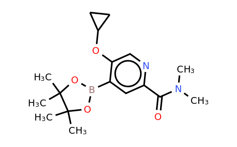 5-Cyclopropoxy-N,n-dimethyl-4-(4,4,5,5-tetramethyl-1,3,2-dioxaborolan-2-YL)picolinamide