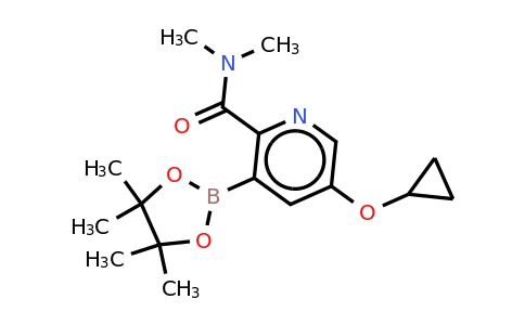 5-Cyclopropoxy-N,n-dimethyl-3-(4,4,5,5-tetramethyl-1,3,2-dioxaborolan-2-YL)picolinamide