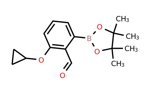 2-Cyclopropoxy-6-(4,4,5,5-tetramethyl-1,3,2-dioxaborolan-2-YL)benzaldehyde