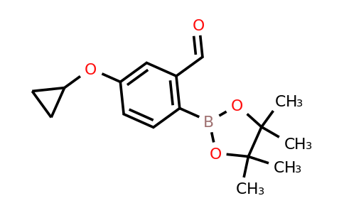 5-Cyclopropoxy-2-(4,4,5,5-tetramethyl-1,3,2-dioxaborolan-2-YL)benzaldehyde