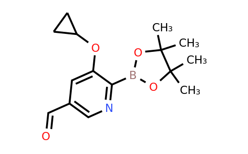 5-Cyclopropoxy-6-(4,4,5,5-tetramethyl-1,3,2-dioxaborolan-2-YL)nicotinaldehyde