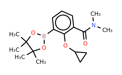 2-Cyclopropoxy-N,n-dimethyl-3-(4,4,5,5-tetramethyl-1,3,2-dioxaborolan-2-YL)benzamide