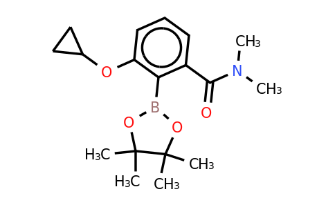 3-Cyclopropoxy-N,n-dimethyl-2-(4,4,5,5-tetramethyl-1,3,2-dioxaborolan-2-YL)benzamide