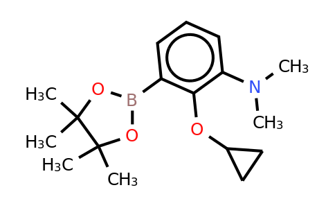 2-Cyclopropoxy-N,n-dimethyl-3-(4,4,5,5-tetramethyl-1,3,2-dioxaborolan-2-YL)aniline