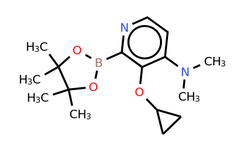 3-Cyclopropoxy-N,n-dimethyl-2-(4,4,5,5-tetramethyl-1,3,2-dioxaborolan-2-YL)pyridin-4-amine