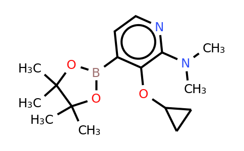 3-Cyclopropoxy-N,n-dimethyl-4-(4,4,5,5-tetramethyl-1,3,2-dioxaborolan-2-YL)pyridin-2-amine