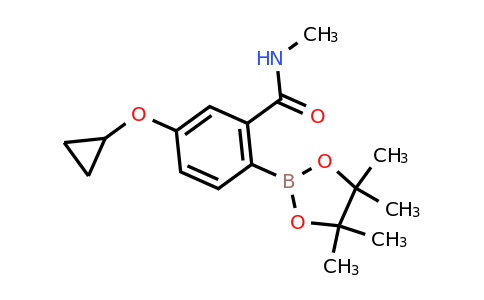 5-Cyclopropoxy-N-methyl-2-(4,4,5,5-tetramethyl-1,3,2-dioxaborolan-2-YL)benzamide