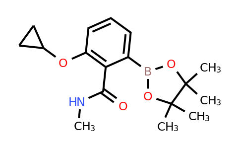 2-Cyclopropoxy-N-methyl-6-(4,4,5,5-tetramethyl-1,3,2-dioxaborolan-2-YL)benzamide
