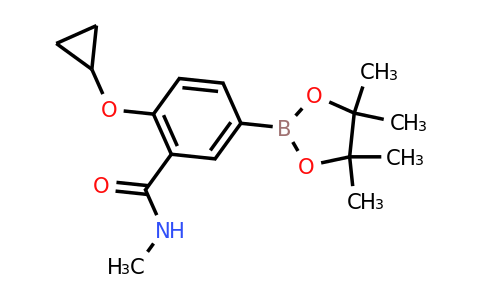 2-Cyclopropoxy-N-methyl-5-(4,4,5,5-tetramethyl-1,3,2-dioxaborolan-2-YL)benzamide