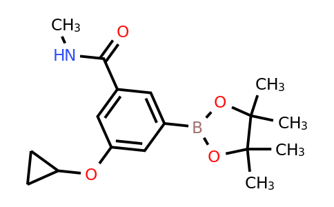 3-Cyclopropoxy-N-methyl-5-(4,4,5,5-tetramethyl-1,3,2-dioxaborolan-2-YL)benzamide