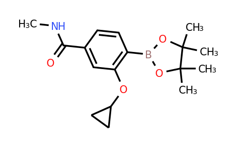 3-Cyclopropoxy-N-methyl-4-(4,4,5,5-tetramethyl-1,3,2-dioxaborolan-2-YL)benzamide