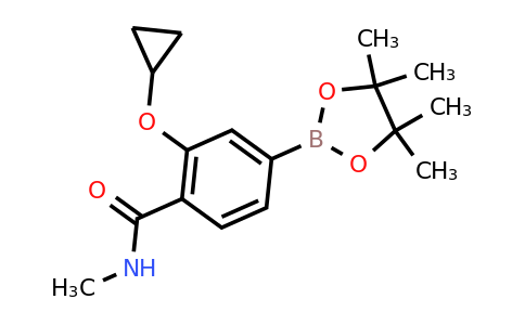 2-Cyclopropoxy-N-methyl-4-(4,4,5,5-tetramethyl-1,3,2-dioxaborolan-2-YL)benzamide