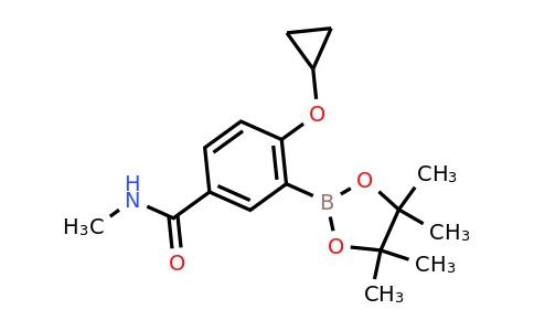 4-Cyclopropoxy-N-methyl-3-(4,4,5,5-tetramethyl-1,3,2-dioxaborolan-2-YL)benzamide