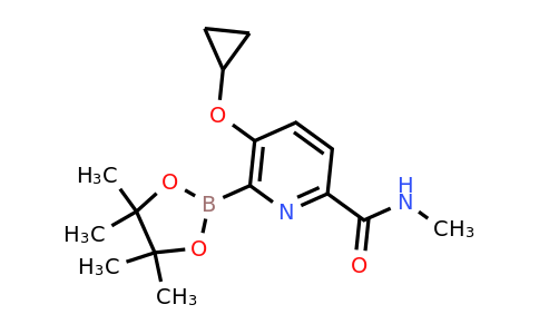 5-Cyclopropoxy-N-methyl-6-(4,4,5,5-tetramethyl-1,3,2-dioxaborolan-2-YL)picolinamide