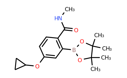 4-Cyclopropoxy-N-methyl-2-(4,4,5,5-tetramethyl-1,3,2-dioxaborolan-2-YL)benzamide