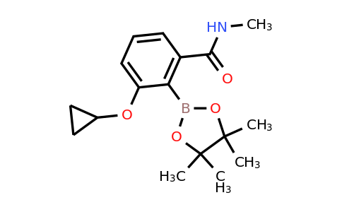 3-Cyclopropoxy-N-methyl-2-(4,4,5,5-tetramethyl-1,3,2-dioxaborolan-2-YL)benzamide