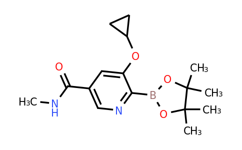 5-Cyclopropoxy-N-methyl-6-(4,4,5,5-tetramethyl-1,3,2-dioxaborolan-2-YL)nicotinamide