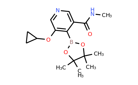 5-Cyclopropoxy-N-methyl-4-(4,4,5,5-tetramethyl-1,3,2-dioxaborolan-2-YL)nicotinamide