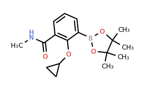 2-Cyclopropoxy-N-methyl-3-(4,4,5,5-tetramethyl-1,3,2-dioxaborolan-2-YL)benzamide