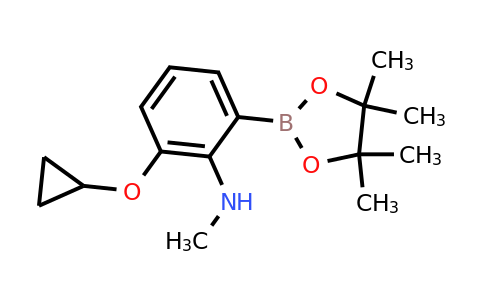 2-Cyclopropoxy-N-methyl-6-(4,4,5,5-tetramethyl-1,3,2-dioxaborolan-2-YL)aniline