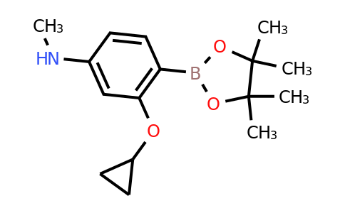 3-Cyclopropoxy-N-methyl-4-(4,4,5,5-tetramethyl-1,3,2-dioxaborolan-2-YL)aniline