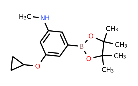 3-Cyclopropoxy-N-methyl-5-(4,4,5,5-tetramethyl-1,3,2-dioxaborolan-2-YL)aniline