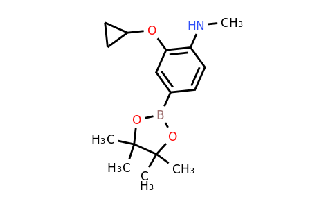 2-Cyclopropoxy-N-methyl-4-(4,4,5,5-tetramethyl-1,3,2-dioxaborolan-2-YL)aniline