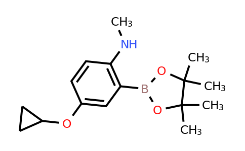 4-Cyclopropoxy-N-methyl-2-(4,4,5,5-tetramethyl-1,3,2-dioxaborolan-2-YL)aniline