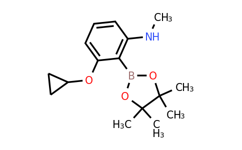 3-Cyclopropoxy-N-methyl-2-(4,4,5,5-tetramethyl-1,3,2-dioxaborolan-2-YL)aniline