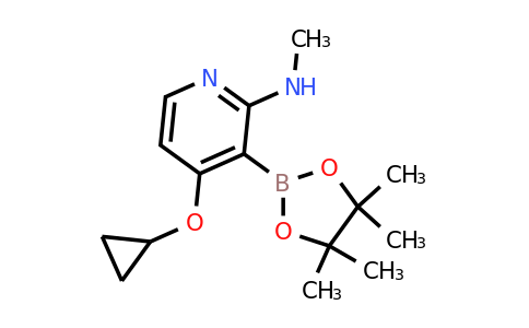 4-Cyclopropoxy-N-methyl-3-(4,4,5,5-tetramethyl-1,3,2-dioxaborolan-2-YL)pyridin-2-amine