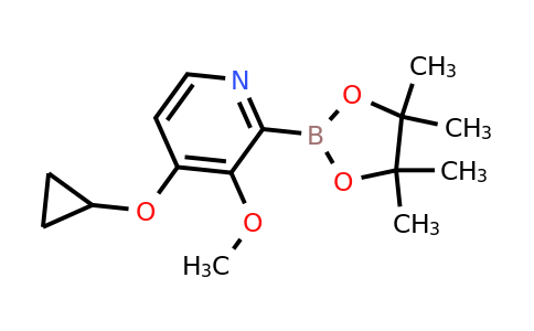 4-Cyclopropoxy-3-methoxy-2-(4,4,5,5-tetramethyl-1,3,2-dioxaborolan-2-YL)pyridine