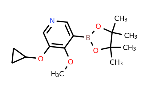 3-Cyclopropoxy-4-methoxy-5-(4,4,5,5-tetramethyl-1,3,2-dioxaborolan-2-YL)pyridine