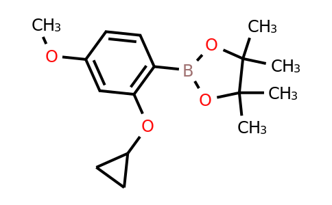 2-(2-Cyclopropoxy-4-methoxyphenyl)-4,4,5,5-tetramethyl-1,3,2-dioxaborolane