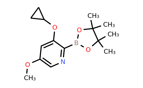 3-Cyclopropoxy-5-methoxy-2-(4,4,5,5-tetramethyl-1,3,2-dioxaborolan-2-YL)pyridine