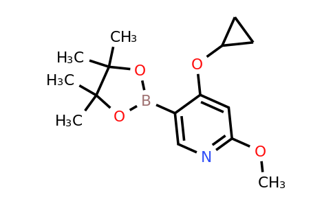 4-Cyclopropoxy-2-methoxy-5-(4,4,5,5-tetramethyl-1,3,2-dioxaborolan-2-YL)pyridine