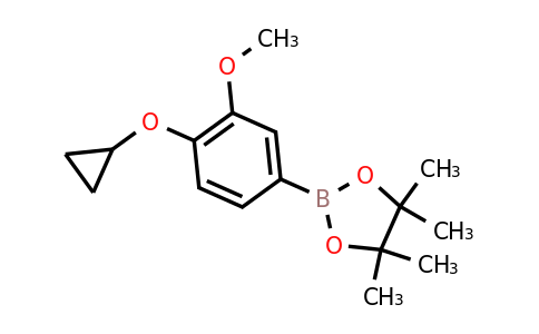 2-(4-Cyclopropoxy-3-methoxyphenyl)-4,4,5,5-tetramethyl-1,3,2-dioxaborolane