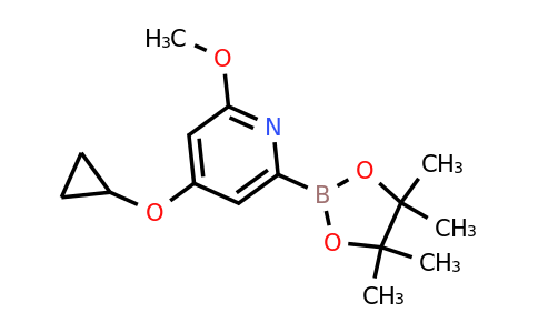 4-Cyclopropoxy-2-methoxy-6-(4,4,5,5-tetramethyl-1,3,2-dioxaborolan-2-YL)pyridine
