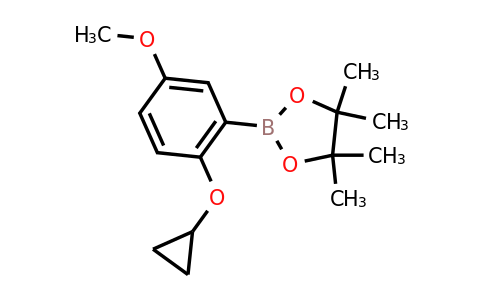 2-(2-Cyclopropoxy-5-methoxyphenyl)-4,4,5,5-tetramethyl-1,3,2-dioxaborolane
