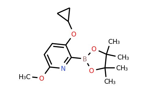 3-Cyclopropoxy-6-methoxy-2-(4,4,5,5-tetramethyl-1,3,2-dioxaborolan-2-YL)pyridine