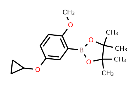 2-(5-Cyclopropoxy-2-methoxyphenyl)-4,4,5,5-tetramethyl-1,3,2-dioxaborolane