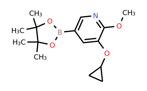 3-Cyclopropoxy-2-methoxy-5-(4,4,5,5-tetramethyl-1,3,2-dioxaborolan-2-YL)pyridine