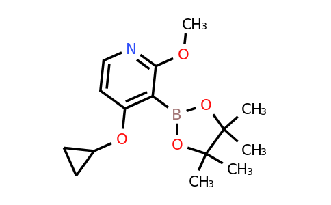 4-Cyclopropoxy-2-methoxy-3-(4,4,5,5-tetramethyl-1,3,2-dioxaborolan-2-YL)pyridine