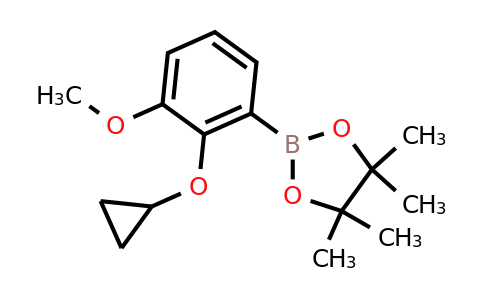 2-(2-Cyclopropoxy-3-methoxyphenyl)-4,4,5,5-tetramethyl-1,3,2-dioxaborolane