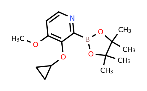 3-Cyclopropoxy-4-methoxy-2-(4,4,5,5-tetramethyl-1,3,2-dioxaborolan-2-YL)pyridine