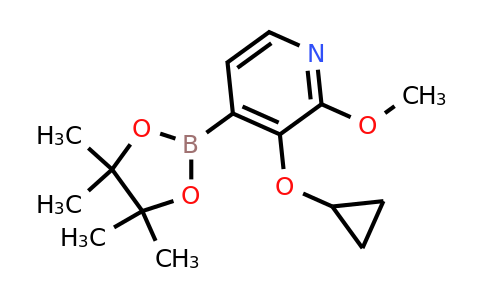 3-Cyclopropoxy-2-methoxy-4-(4,4,5,5-tetramethyl-1,3,2-dioxaborolan-2-YL)pyridine