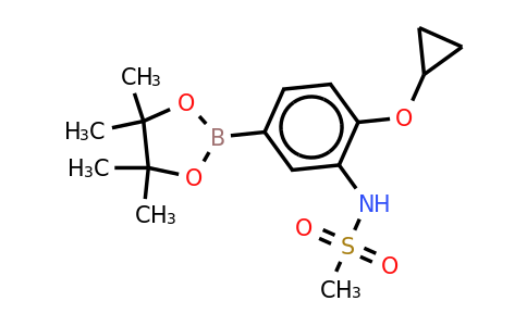 N-(2-cyclopropoxy-5-(4,4,5,5-tetramethyl-1,3,2-dioxaborolan-2-YL)phenyl)methanesulfonamide