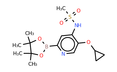 N-(5-cyclopropoxy-2-(4,4,5,5-tetramethyl-1,3,2-dioxaborolan-2-YL)pyridin-4-YL)methanesulfonamide