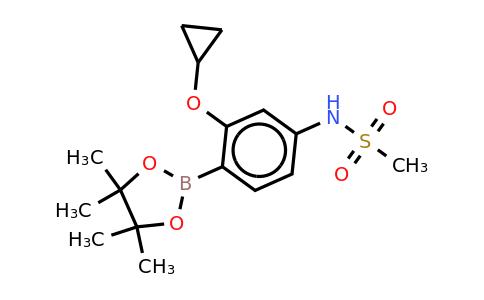 N-(3-cyclopropoxy-4-(4,4,5,5-tetramethyl-1,3,2-dioxaborolan-2-YL)phenyl)methanesulfonamide