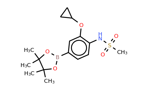 N-(2-cyclopropoxy-4-(4,4,5,5-tetramethyl-1,3,2-dioxaborolan-2-YL)phenyl)methanesulfonamide